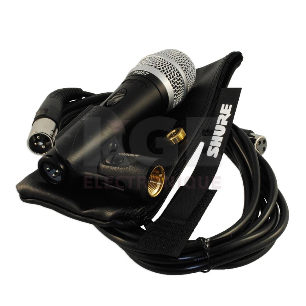 PG57 Shure Instrument Microphone with XLR Cable