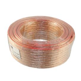 Fil à haut-parleur polarisé (ligne rouge) 2 x 16awg CCA 100 pieds