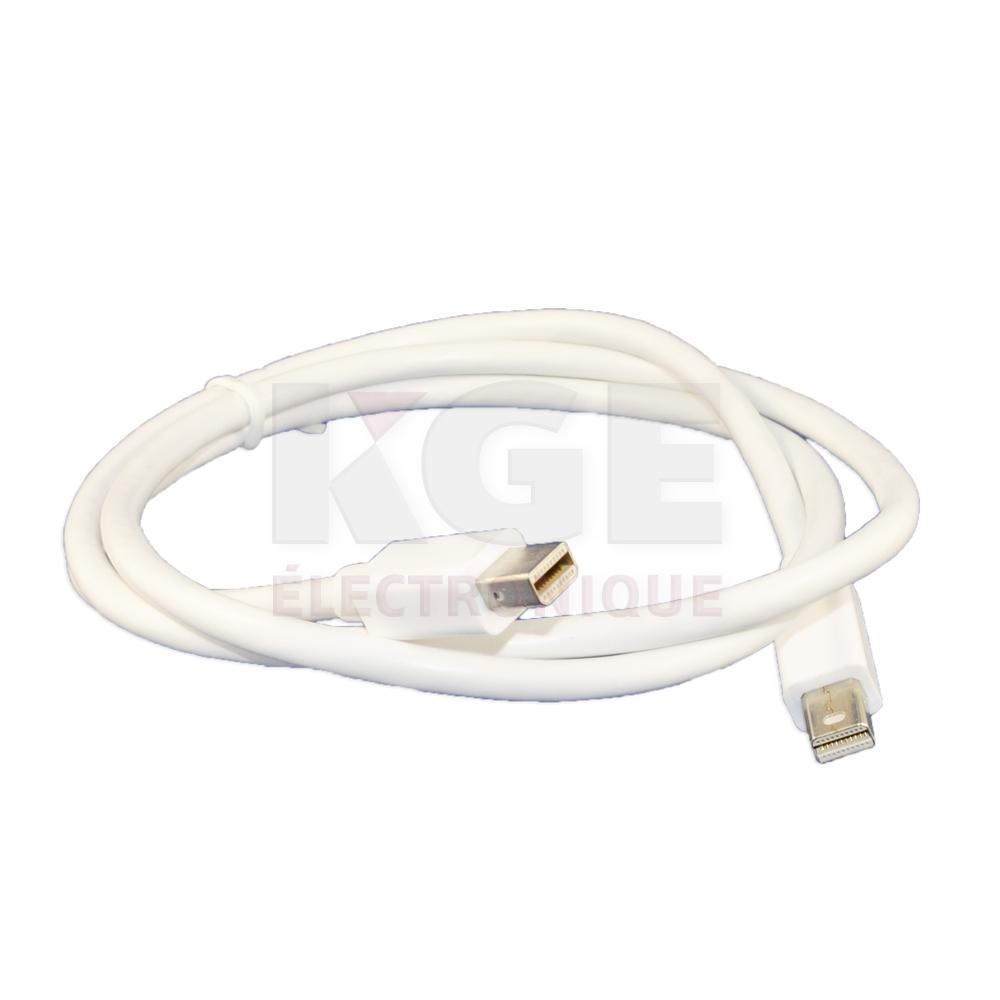 Mini Display Port male to male 3ft Cable