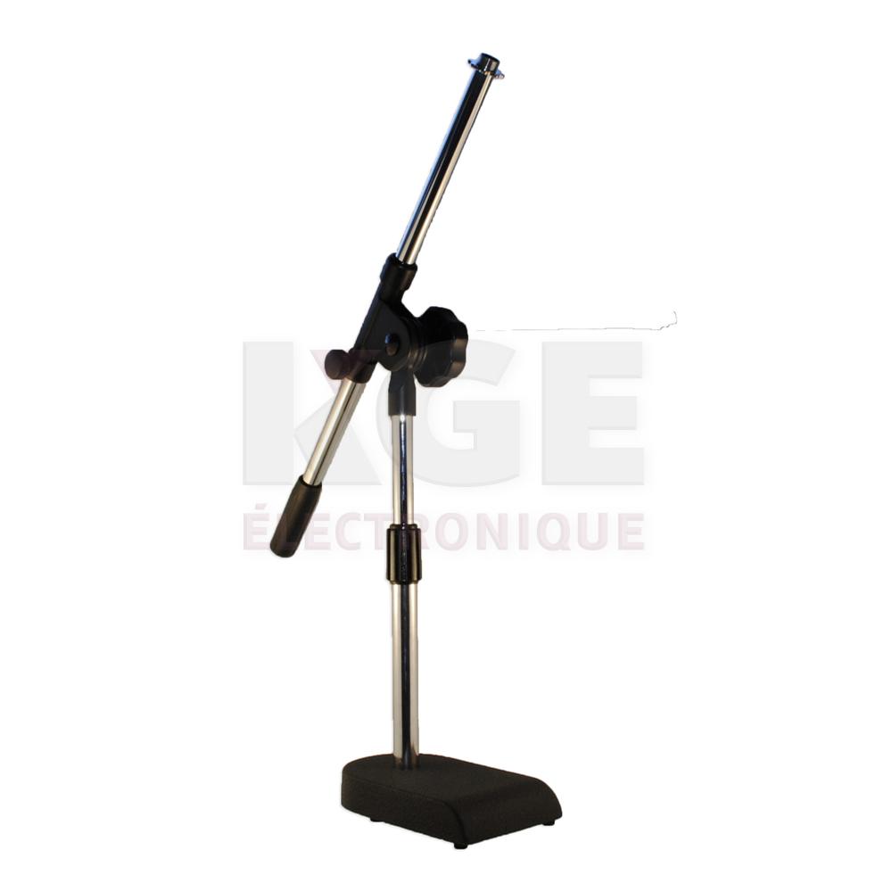 Deluxe desktop microphone stand with boom