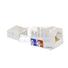 White Cat5e Keystone Jack