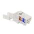 White Cat5e Keystone Jack