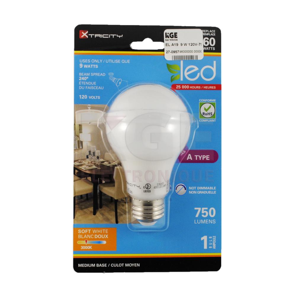LED type A 9W soft-white