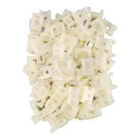 Cable tie mounts (screw type) #6 screw 100 pack