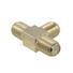 T Type F Connector Triple Female