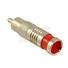 RCA Connector for RG6/U (Red)