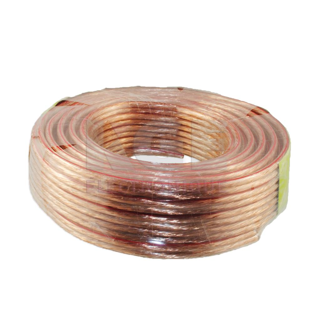 Fils pour haut-parleur CCA polariséS 12AWG 50 pieds