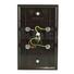 Brown 4 Contact Telephone Wall Plate