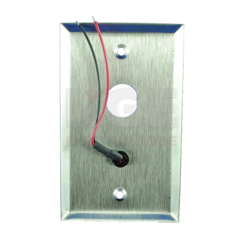 Remote Alarm Plate with LED and D Hole
