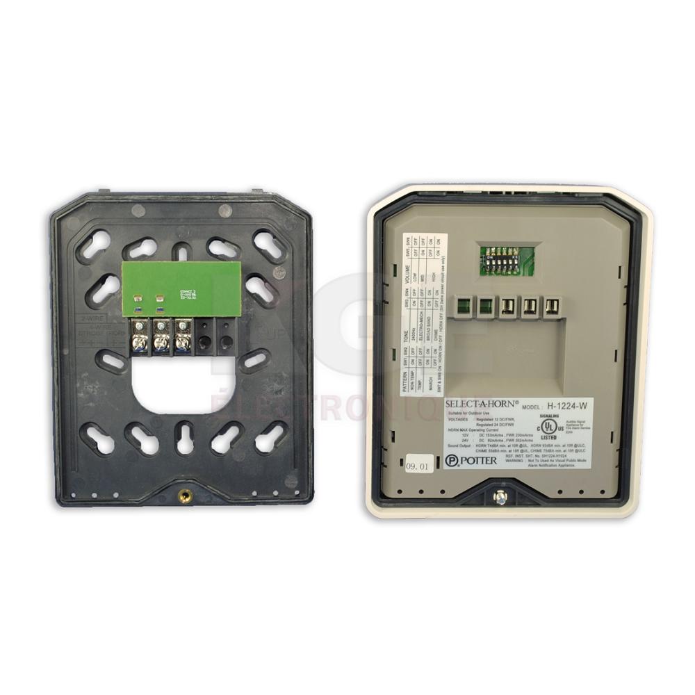 White Indoor / Outdoor Siren