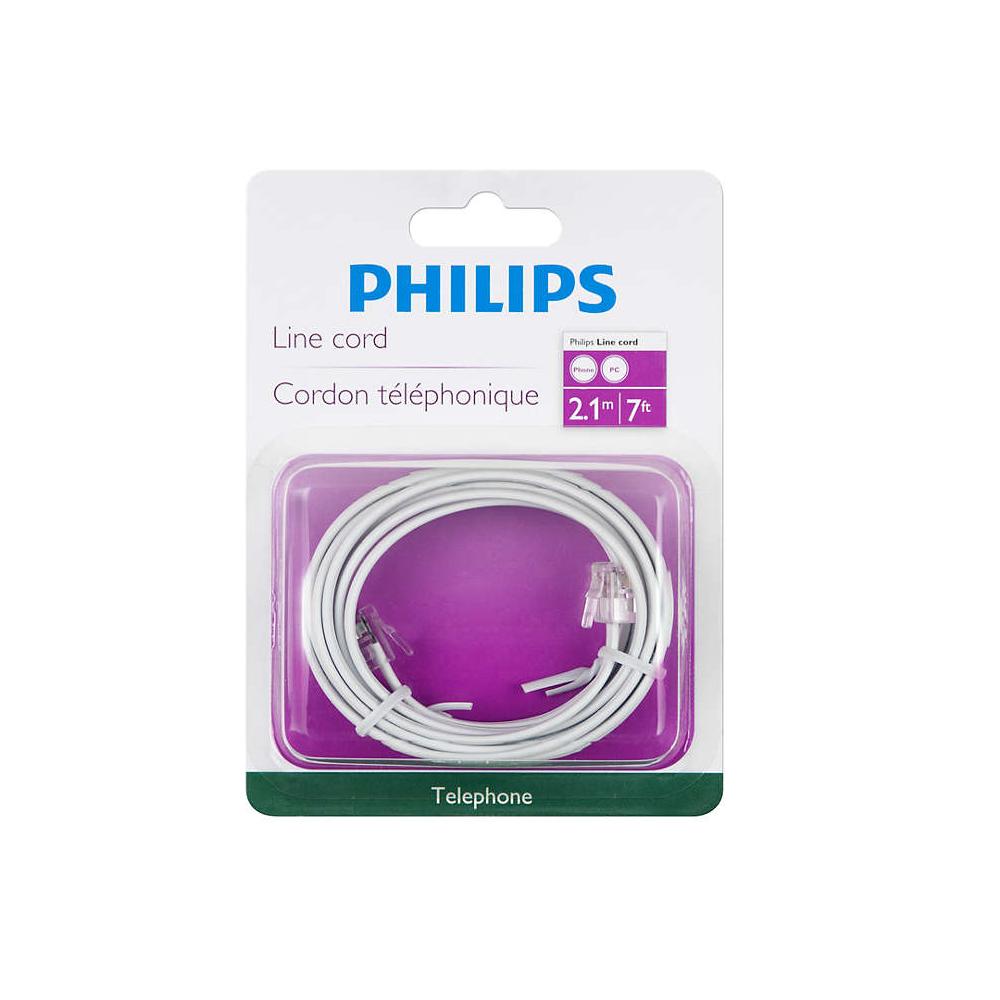 Line cord 7ft white