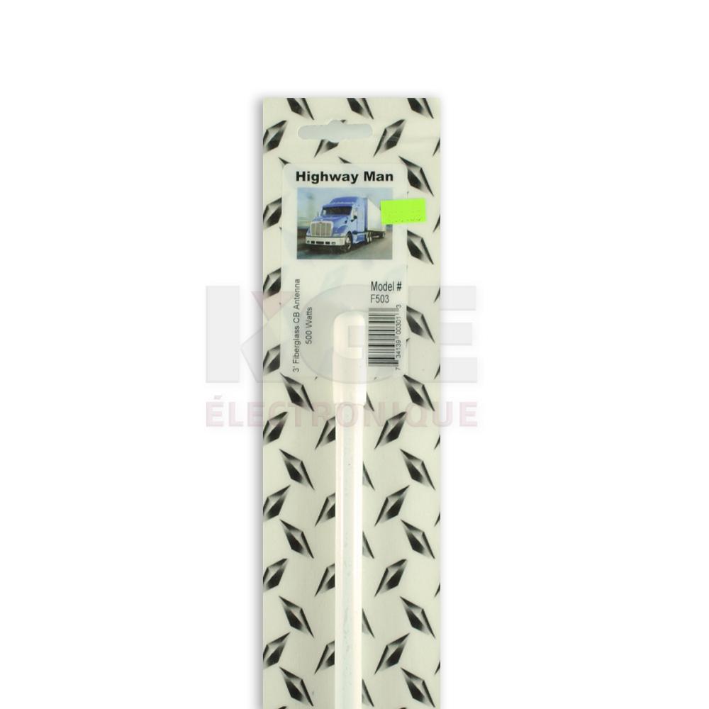 3' 500W Fiberglass CB Antenna