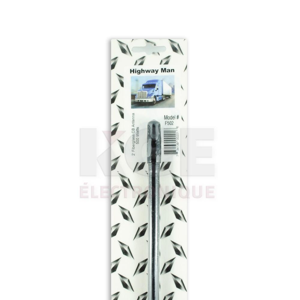 Antenne de CB en Fibre de Verre 500W 2 pieds