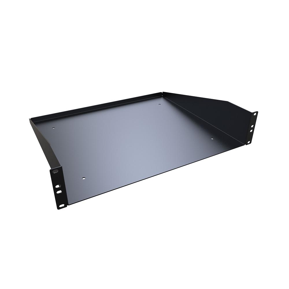 Plateau cantilever solide 2U - 15" dp - classé 100 lbs RASU190315BK1