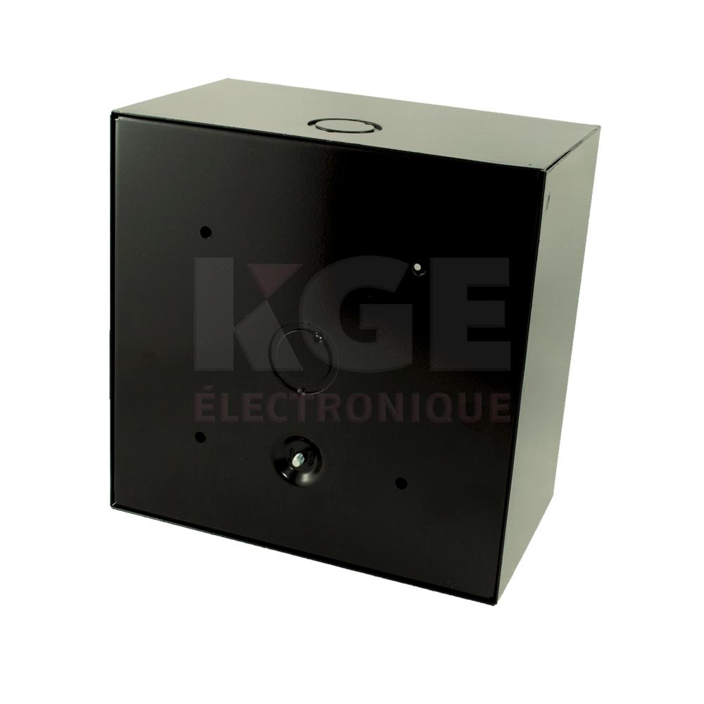 Black Metal Speaker Enclosure