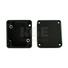 1590Z061BK - Black Diecast Aluminum Watertight Heavy Duty - 2.51
