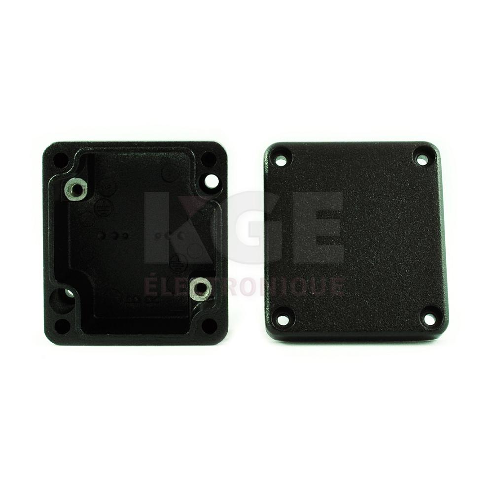 1590Z061BK - Black Diecast Aluminum Watertight Heavy Duty - 2.51