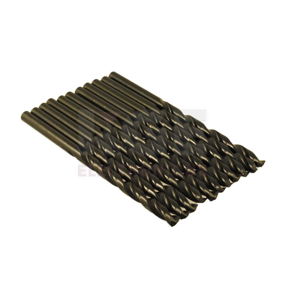 Milwaukee Thunderbolt black oxide 3/16" drill bits 10 pc.