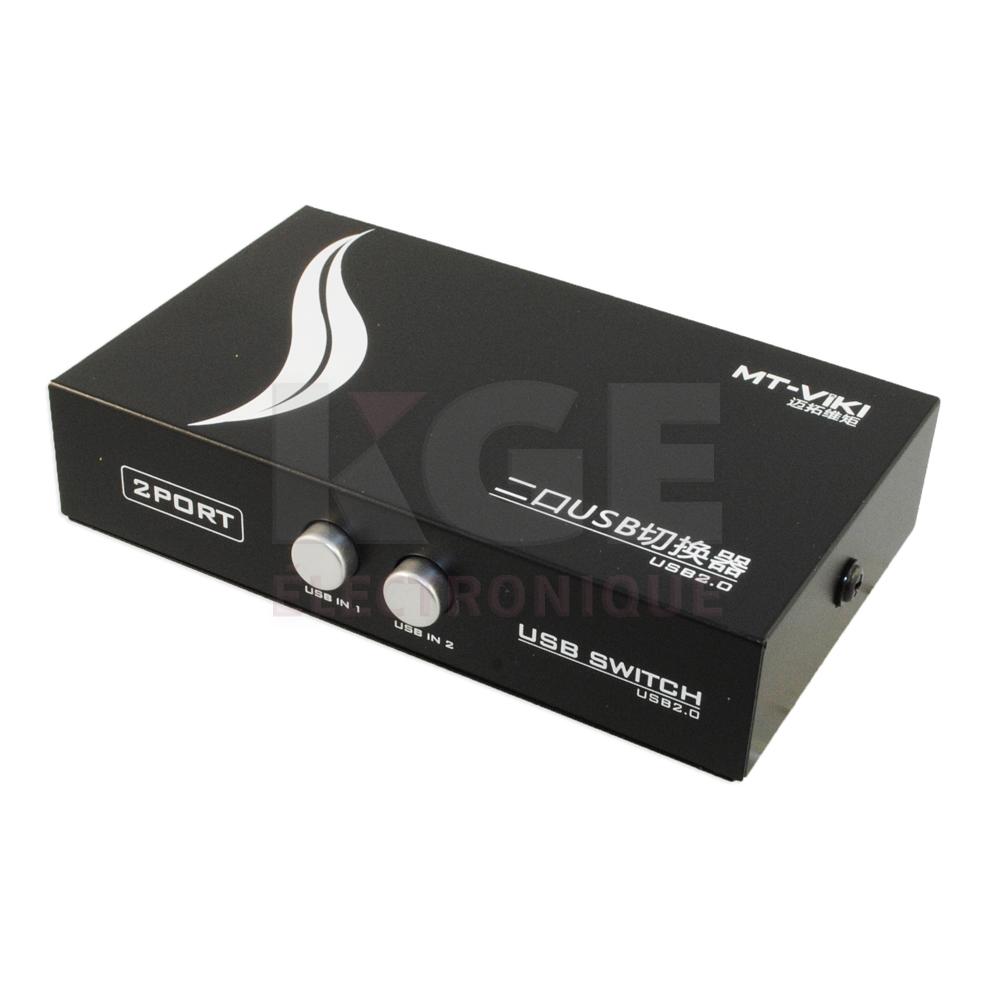 2 ports passive USB 2.0 switch