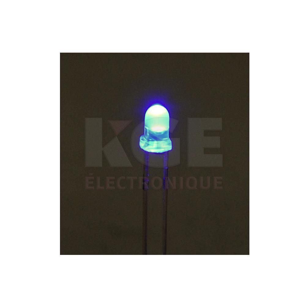 4V 20mA 500 MCD 3mm Blue LED