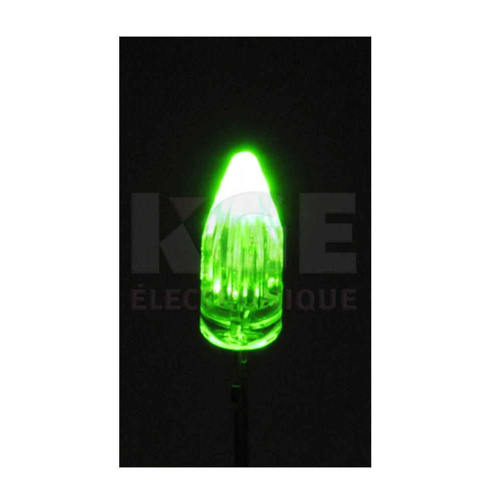 3.6V 20mA 2,500 MCD 110° green LED