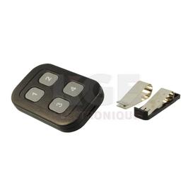Transmetteur RF Plat Portatif - 4 Boutons, 15 Canaux