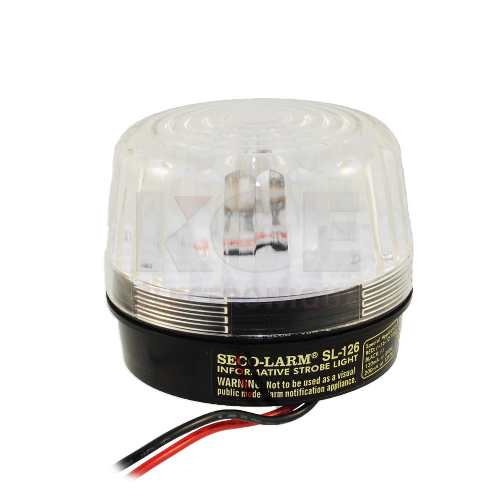 Lampe Stroboscopique 12 VDC- Transparente