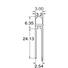 LED green diffuse 3mm 12V 13mA