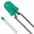 LED green diffuse 3mm 12V 13mA