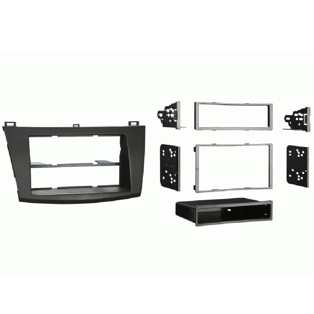 Metra 99-7514B Single or Double DIN Installation Dash Kit for 2010 Mazda 3