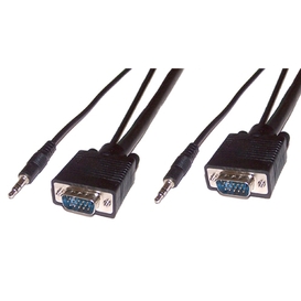 Câble Premium SVGA + Audio - Mâle à Mâle, 15'