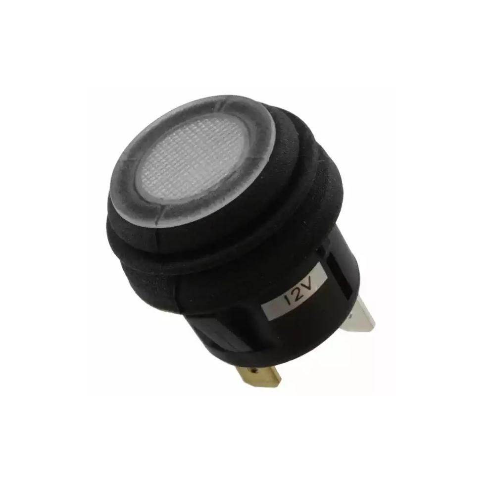 Push button switch SPST 10A 125V - white