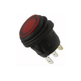 Switch Rocker SPST On-Off 16A 125V - red
