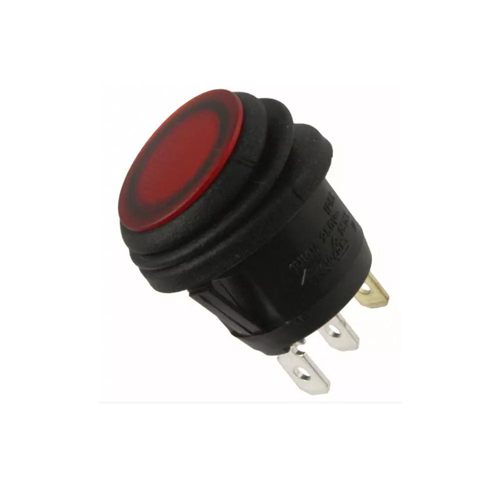 Switch Rocker SPST On-Off 16A 125V - red