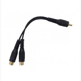1 RCA Plug to 2 RCA Jacks