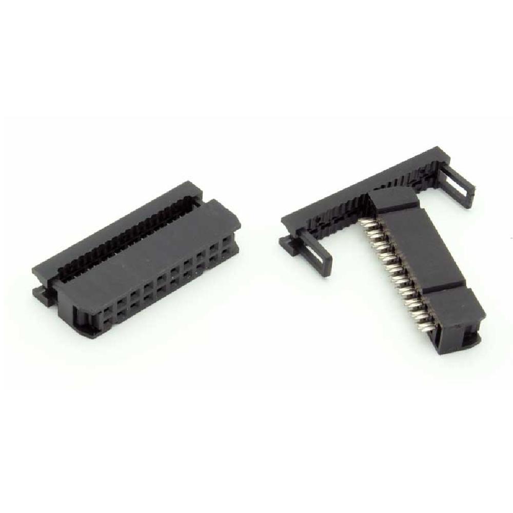 20-Position Insulation Displacement Dual Row Connector