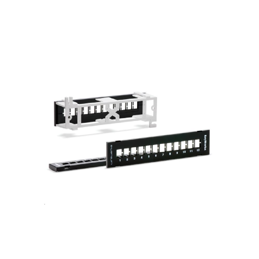 KeyWerks 12 Ports Wall-Mount Panel