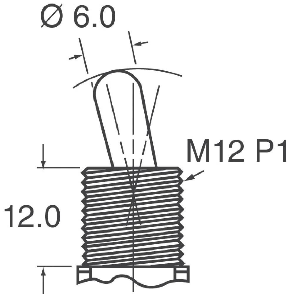 Interrupteur à Long Levier DPDT On-Off-On 6A 125VAC