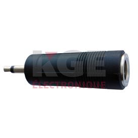 3.5mm Mono Male to 1/4 inch Mono Female Adapter