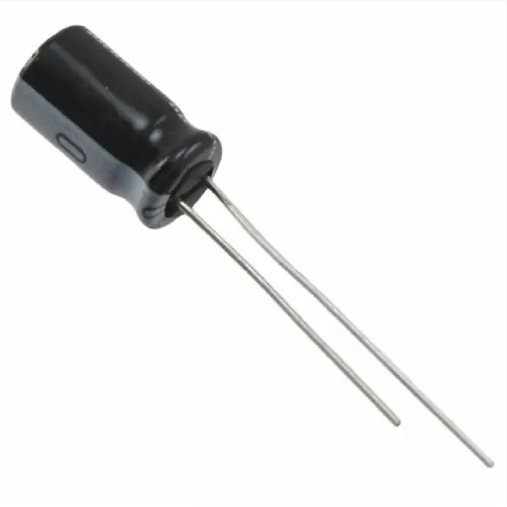 Condensateur 100µF (100uF) 25V Aluminum 5000 Hrs @ 105°C