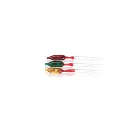 Paquet de 3 Ampoules 12V 60mA 4x14mm avec Cable Coloré Assorti de 120mm