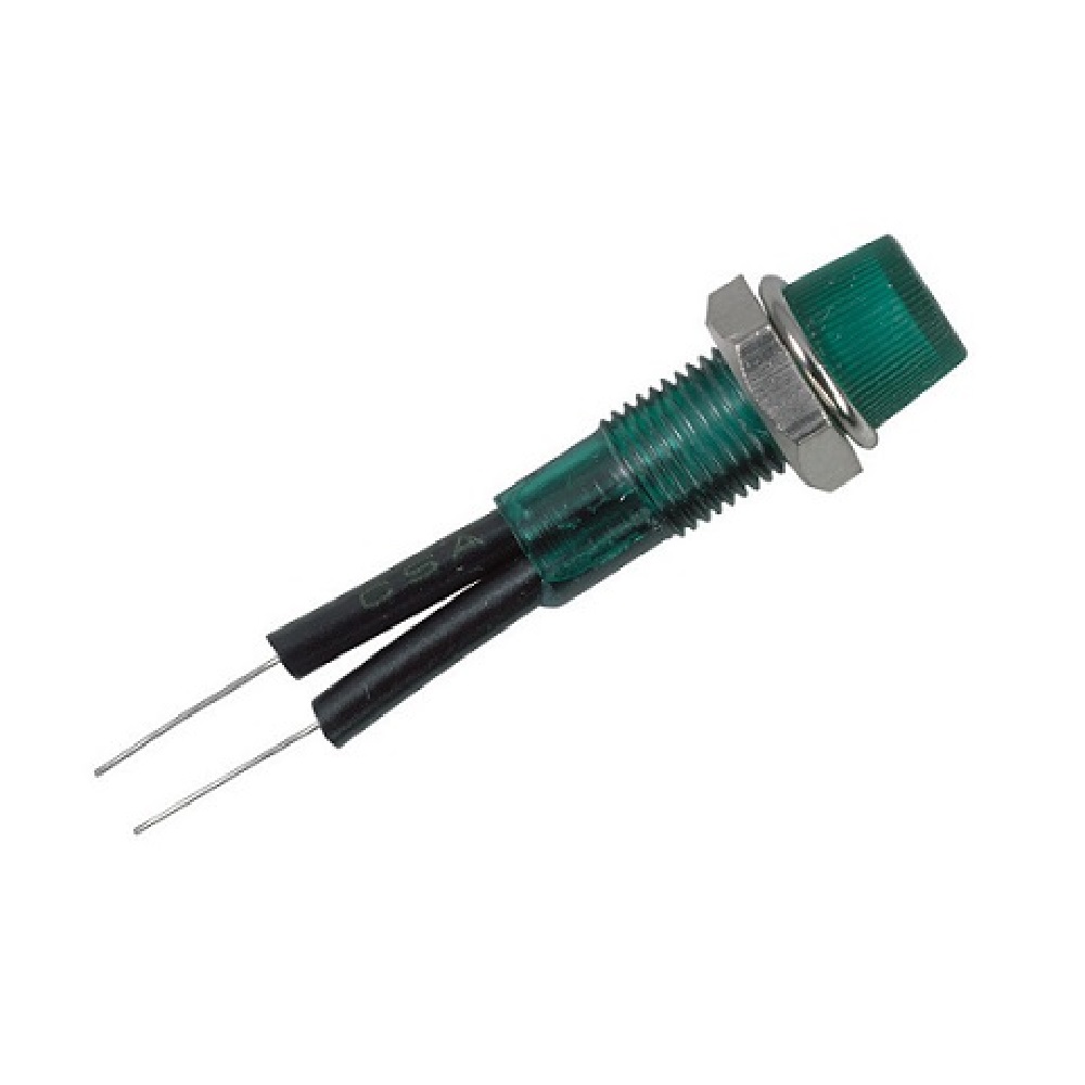 Indicator 12VDC 5mm - Green