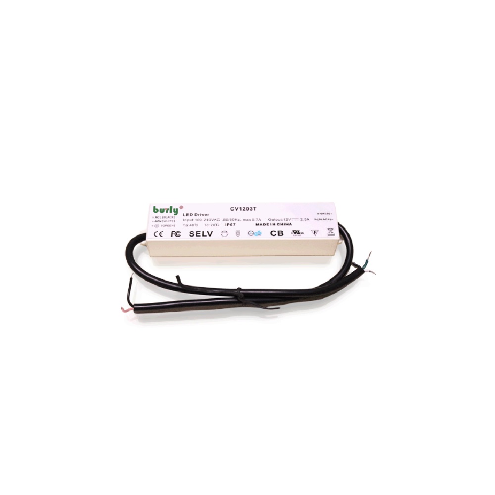 IP67 30W 2.5A 12V Transformer