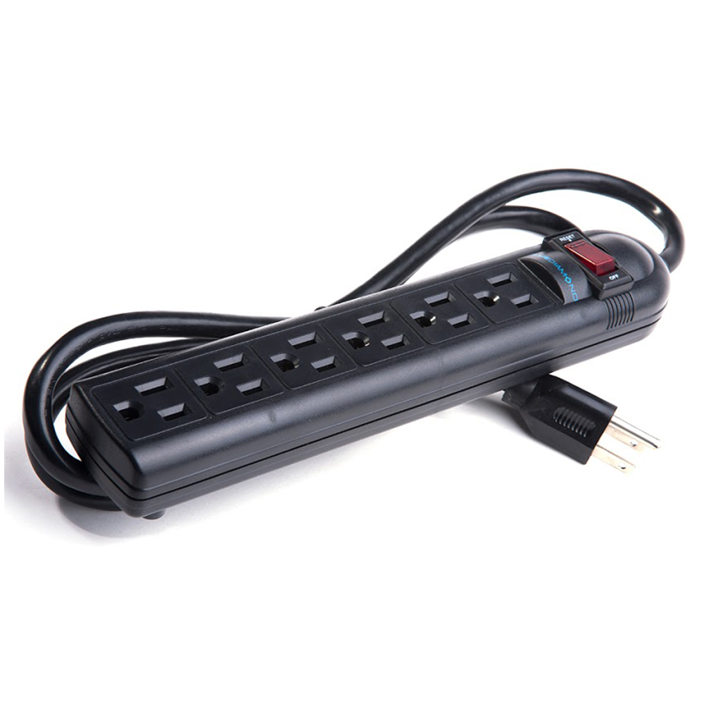 Surge Protector with 6 Outlets 4ft