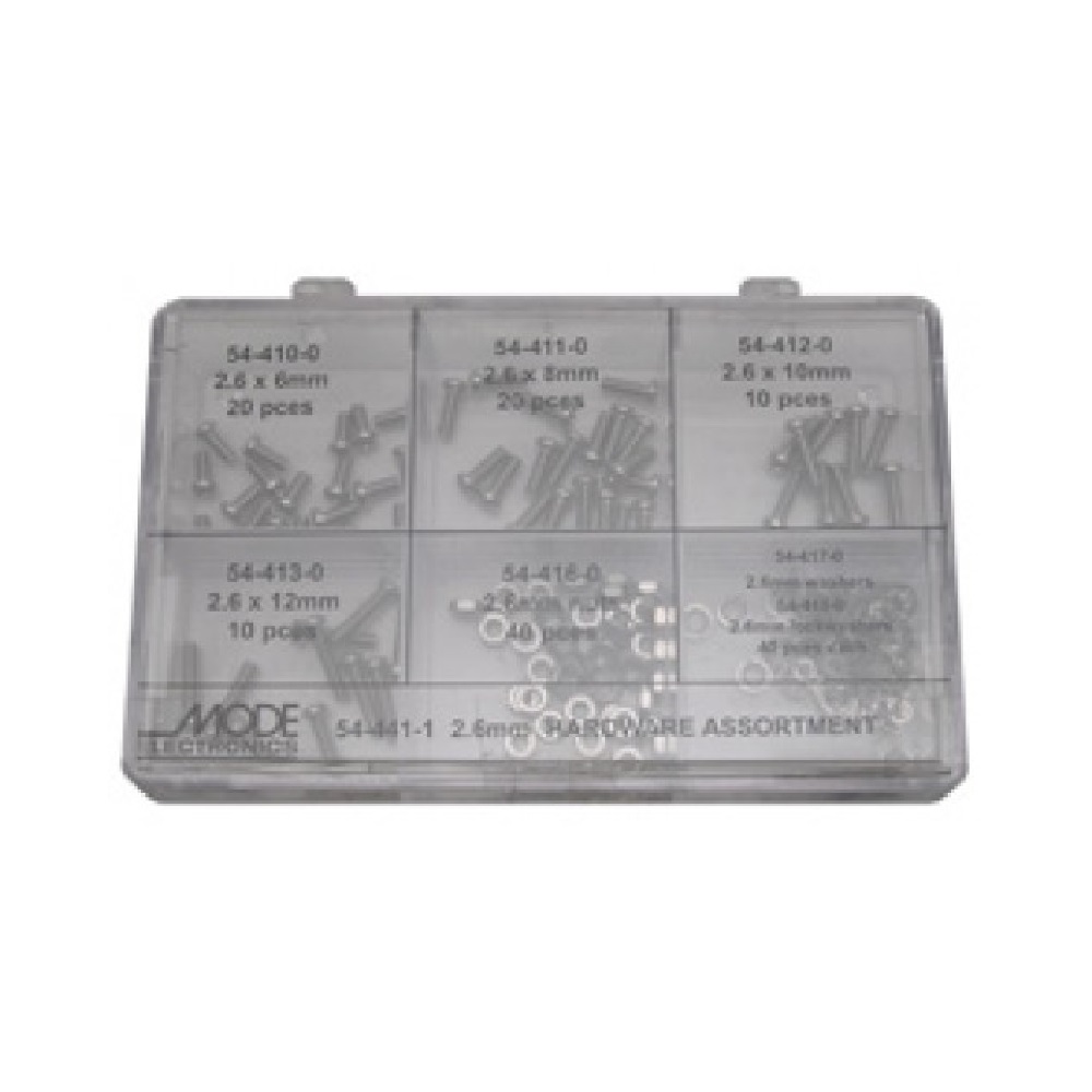 Ensemble de Vis Métric de 2.6mm de 180mcx
