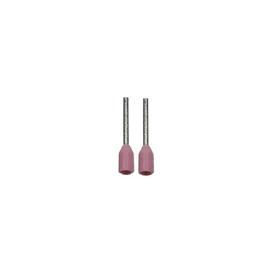 100x Ferrules 24AWG - Pink