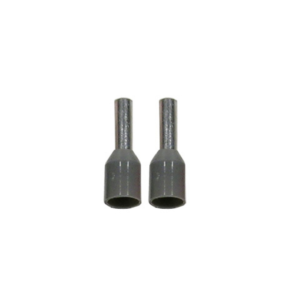 100x Ferrules 14AWG - Grey