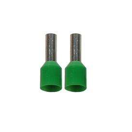 100x Ferrules 10AWG - Green