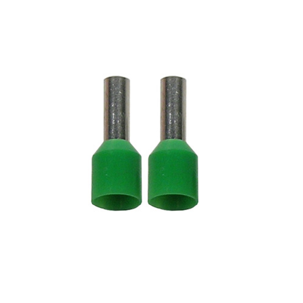 100x Ferrules 10AWG - Green