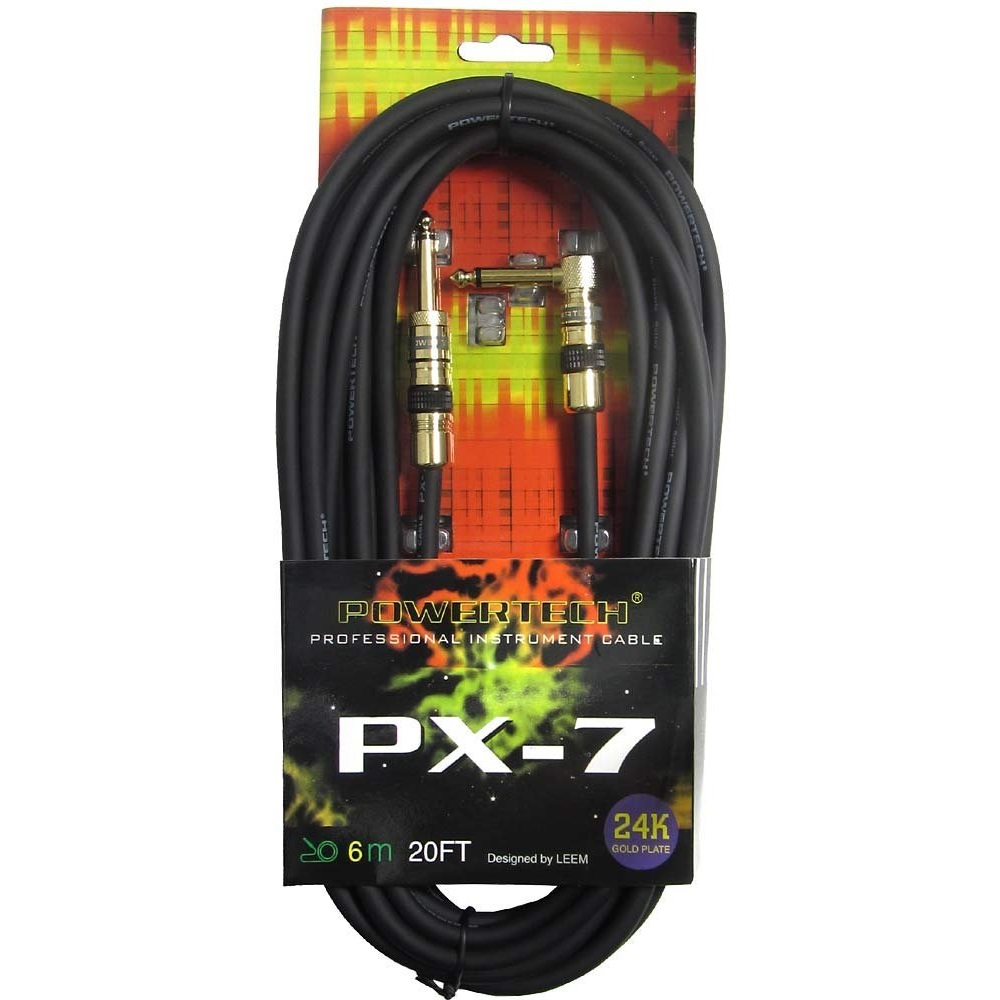 1/4 Mono Cable M/M Gold PX-7 20'
